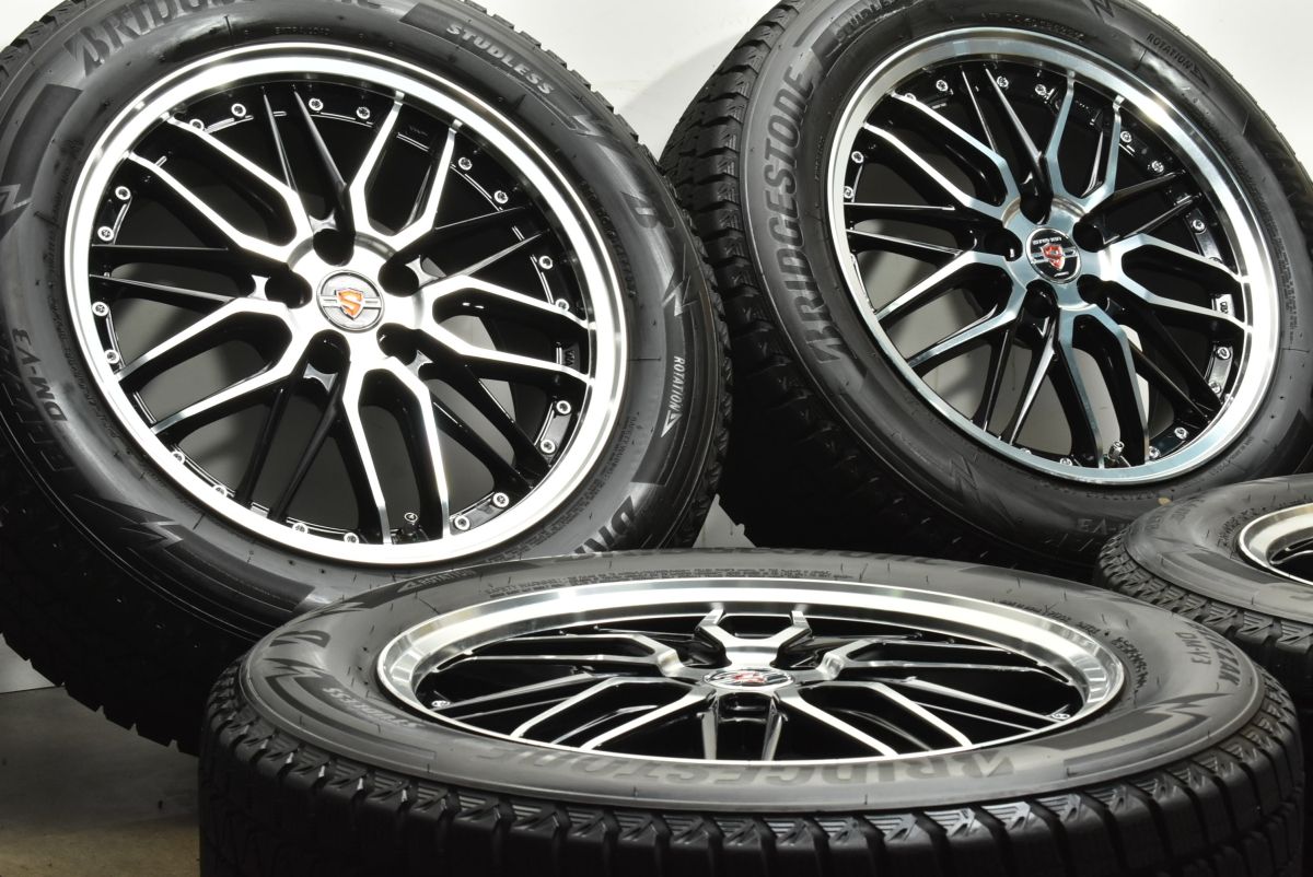 スタッドレス シュタイナー LMX 18 in 7 5 J 38 PCD 114 3 ブリヂストン ブリザック DM V 235 60 R エクストレイル アウトランダー