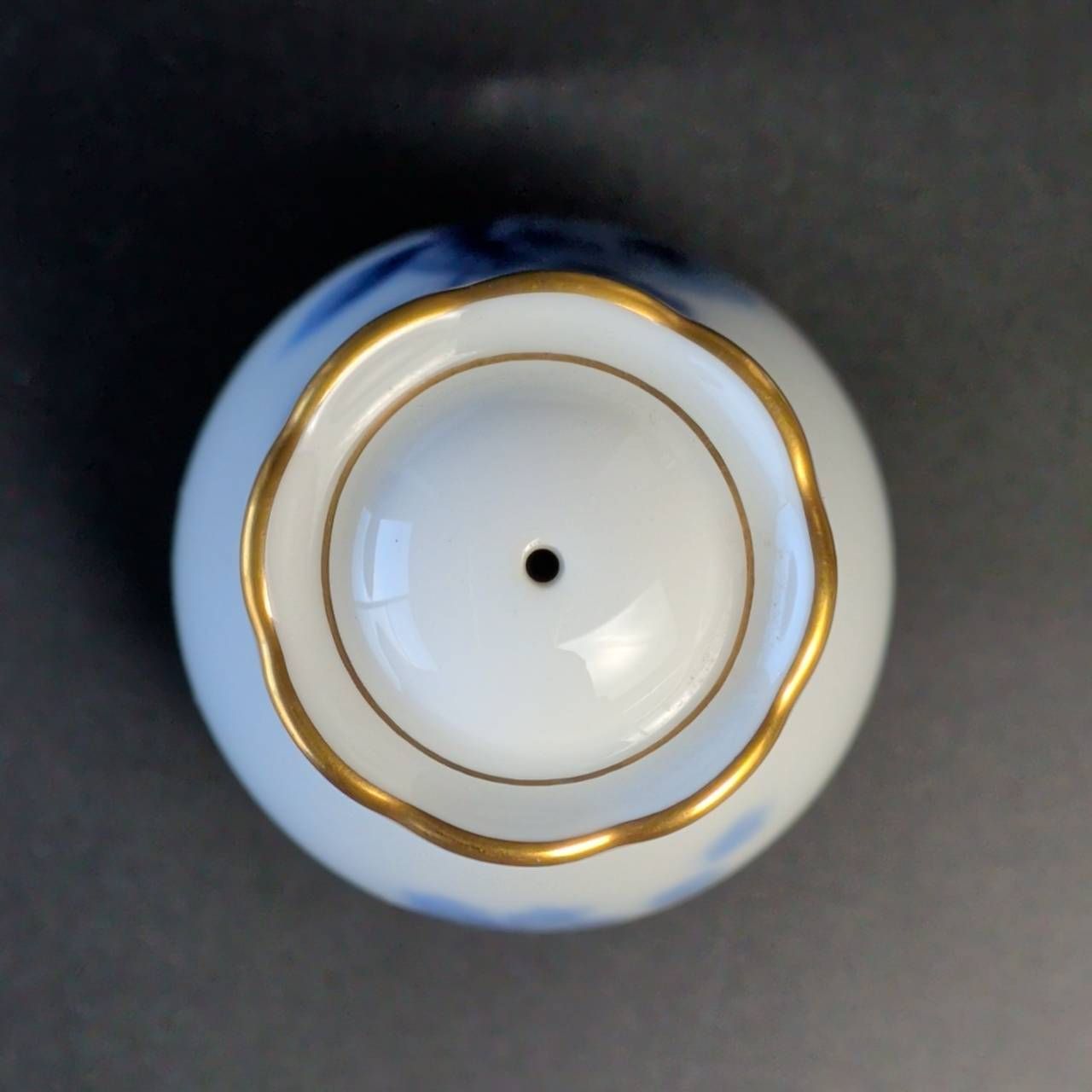 大倉陶園 ソルトペッパー プレート付き ブルーローズ WWW_OPDRERGINERDOGAN_COM