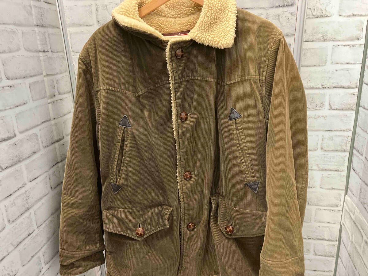 SUGAR CANE SC11163 ランチコート ランチジャケット サイズM コーデュロイ ブラウン シュガーケーン 東洋エンタープライズ