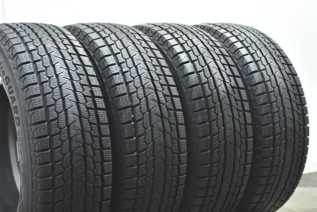  バリ溝 グラス 17 in 7 J 48 PCD 114 3 ヨコハマ アイスガード G 075 225 65 R エクストレイル CX 5 8 レガシィアウトバック 17インチ タイヤ ホイールセット