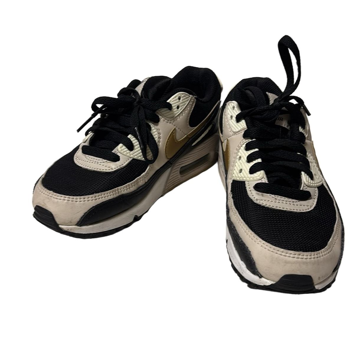 NIKE ナイキ スニーカー 24 レディース エアマックス 90 DB 9578-001 黒×ベージュ×アイボリー インソール取外し可