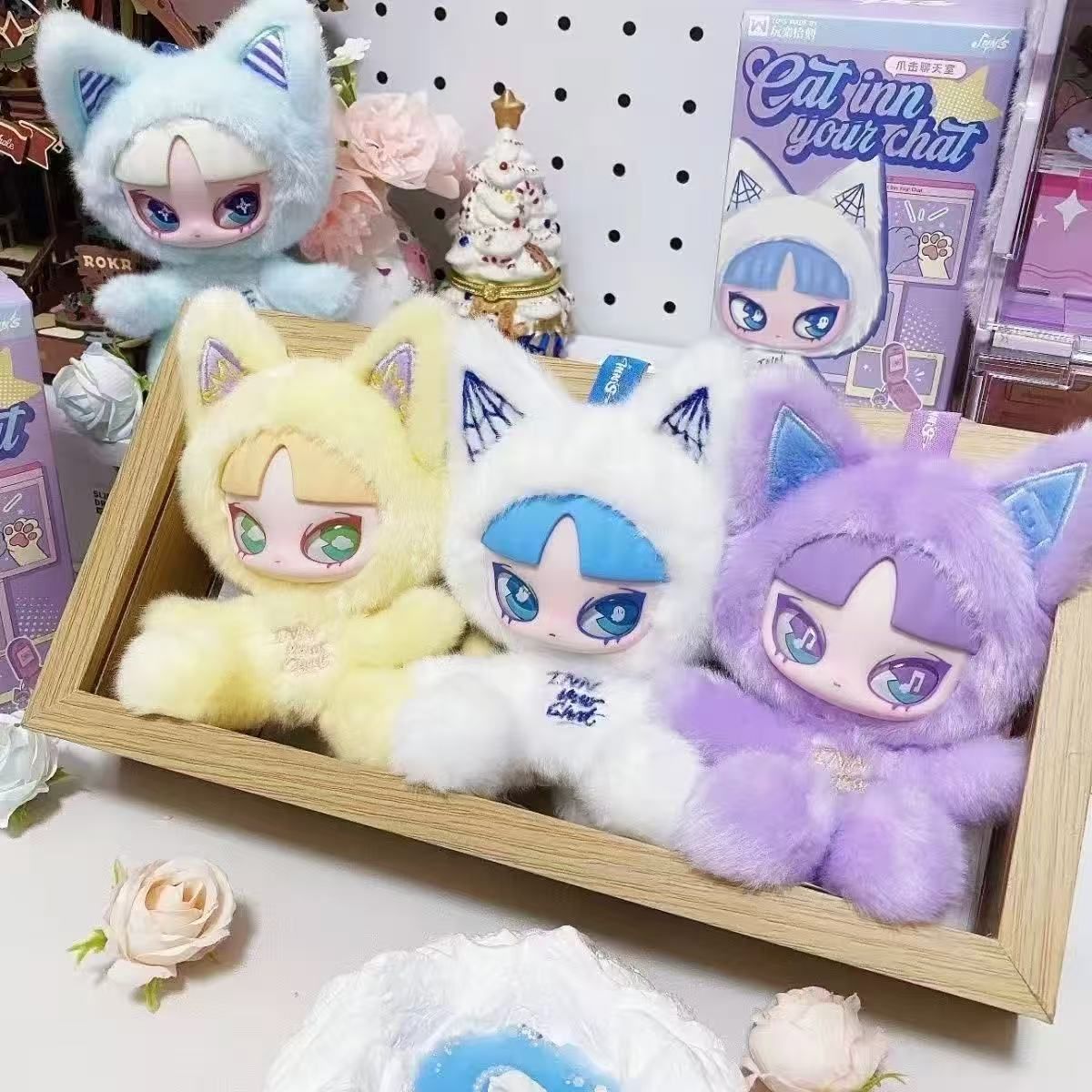 玩楽拾刻「Eat Inn Your Chat ：ツメチャット」 ぬいぐるみ ペンダント