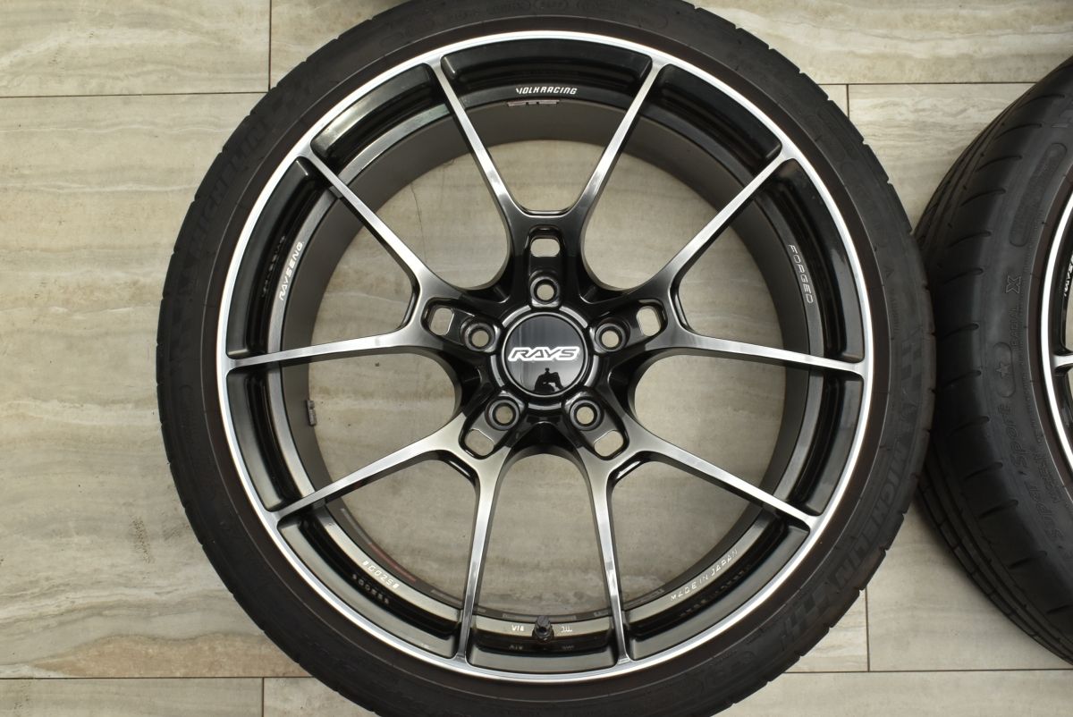  鍛造 RAYS G 025 19 in 9 J 23 10 34 PCD 120 パイロットスーパースポーツ 245 35 R 265 BMW F 87 M 2 E 90 92 3 19インチ タイヤ ホイールセット