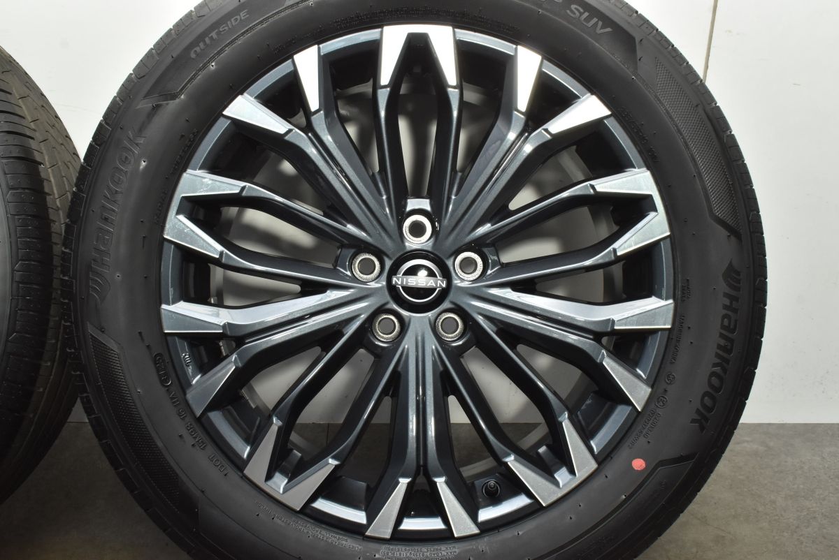  新車外し ニッサン T 33 エクストレイル X G 後期 19 in 7 5 J 40 PCD 114 2 ベンタスエスワンエボスリーSUV 235 55 R 19インチ タイヤ ホイールセット