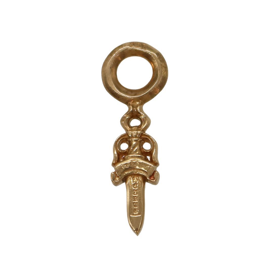 Chrome Hearts クロムハーツ 22 K PG スタック ダガーチャーム ユニセックス LIP-1231