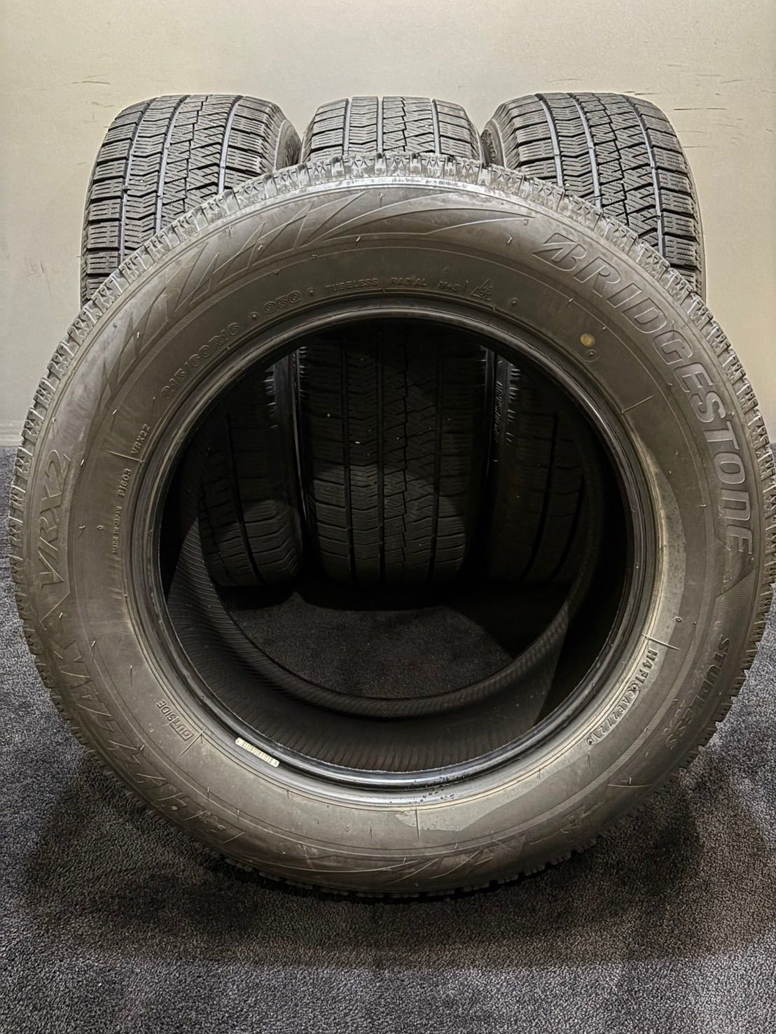 ☆215/60R16 BRIDGESTONE/VRX2 21年製 スタッドレス 4本 ブリヂストン