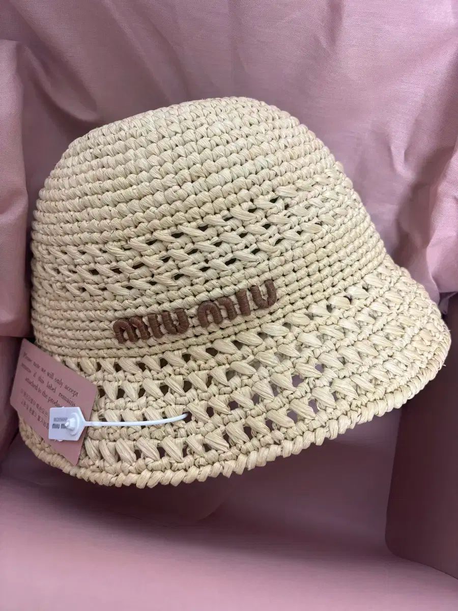 ミュウミュウ ラフィアハット