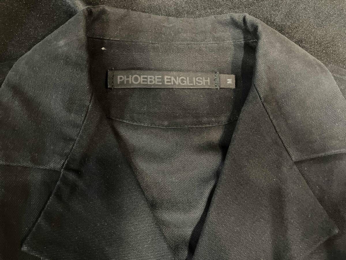 情報が満載。 PHOEBE ENGLISH フィービー イングリッシュ 19AW ショップコート コート ジャケット コットン ブラック M
