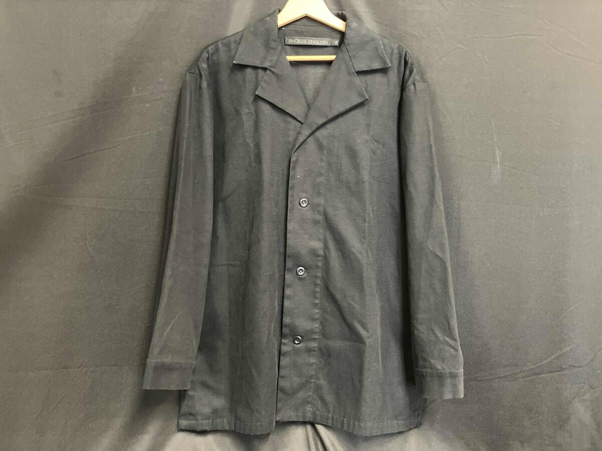 PHOEBE ENGLISH フィービー イングリッシュ 19 AW ショップコート コート ジャケット コットン ブラック M
