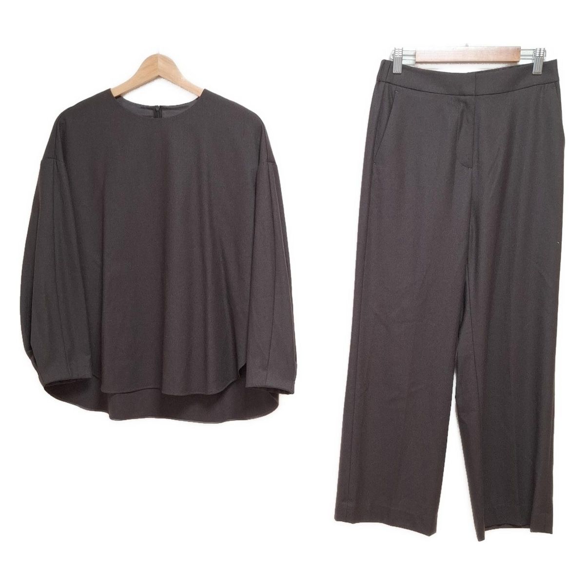 theory luxe セオリーリュクス レディースパンツセットアップ レディース - ダークブラウン