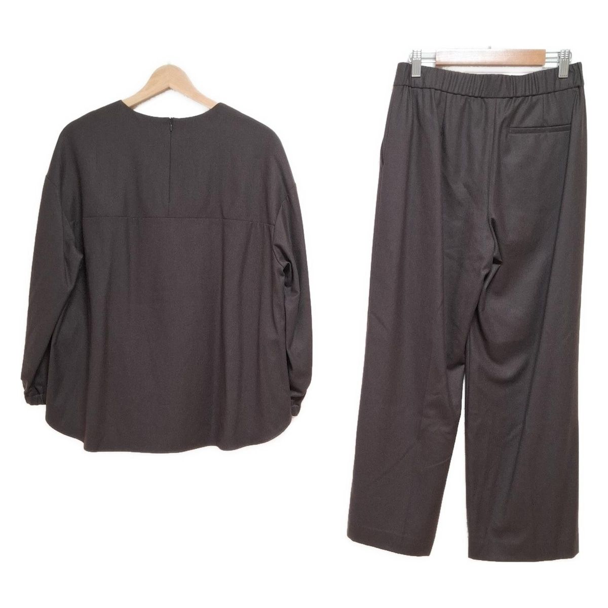 theory luxe セオリーリュクス レディースパンツセットアップ レディース - ダークブラウン