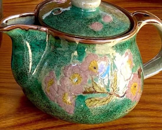 メーカー直送 九谷焼 急須3点セット 小 ソメイヨシノ緑塗り 裏絵 WWW_OPDRERGINERDOGAN_COM