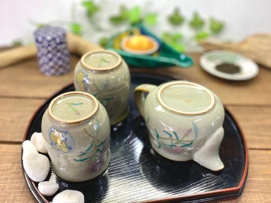 メーカー直送 九谷焼 急須3点セット 小 黄兎なでしこ WWW_OPDRERGINERDOGAN_COM