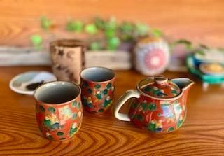 メーカー直送 九谷焼 急須3点セット 大 吉田屋木米ツートン 裏絵 WWW_OPDRERGINERDOGAN_COM