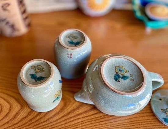 メーカー直送 九谷焼 急須3点セット 大 金糸梅に鳥 裏絵 WWW_OPDRERGINERDOGAN_COM