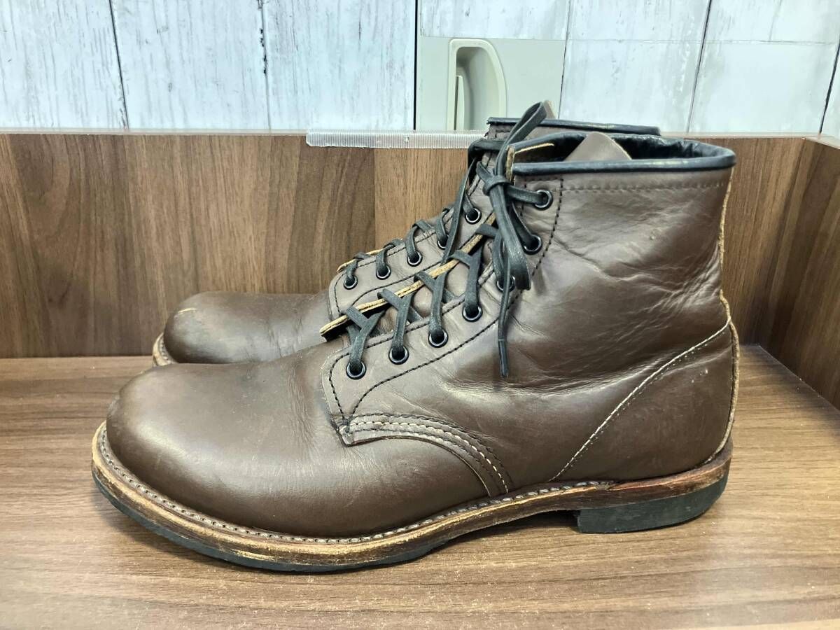 RED WING レッドウィング 傷考慮 9023 12年5月 ベックマン ワークブーツ ブラウン サイズ8 27cm