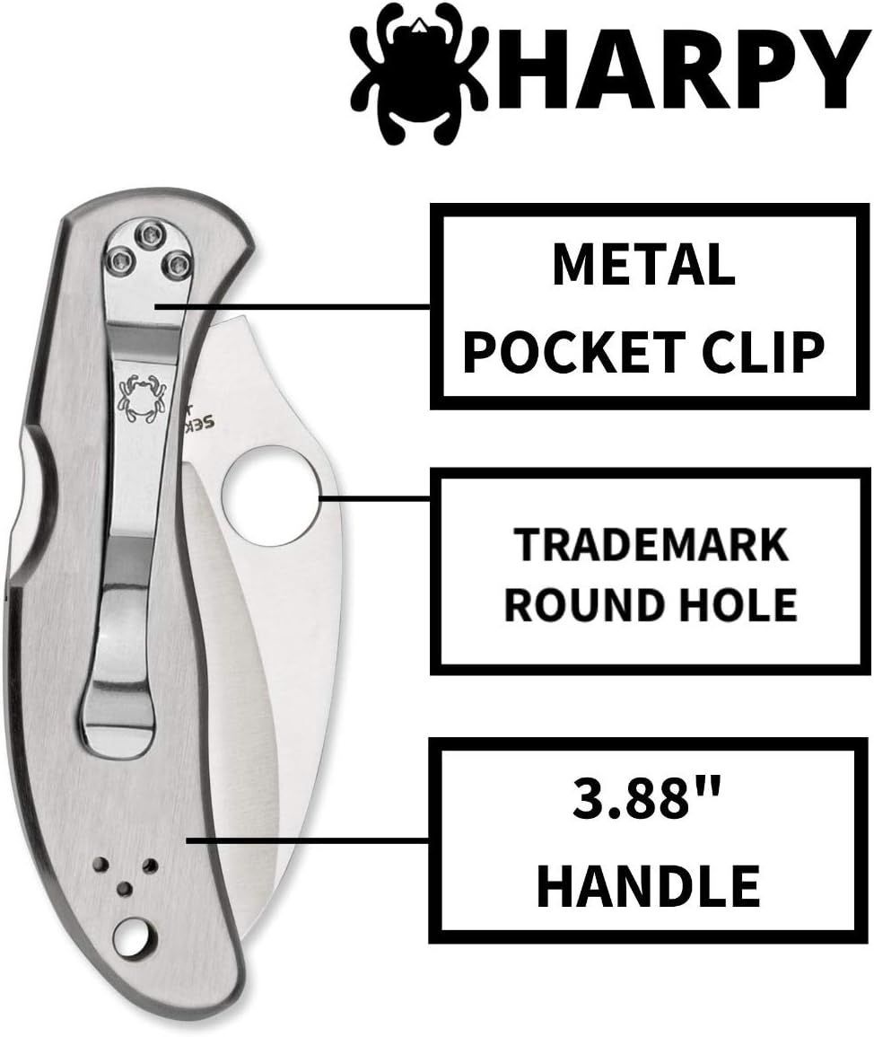アウトドアナイフ C08S スパイダルコ ハーピー ステンレス 波刃