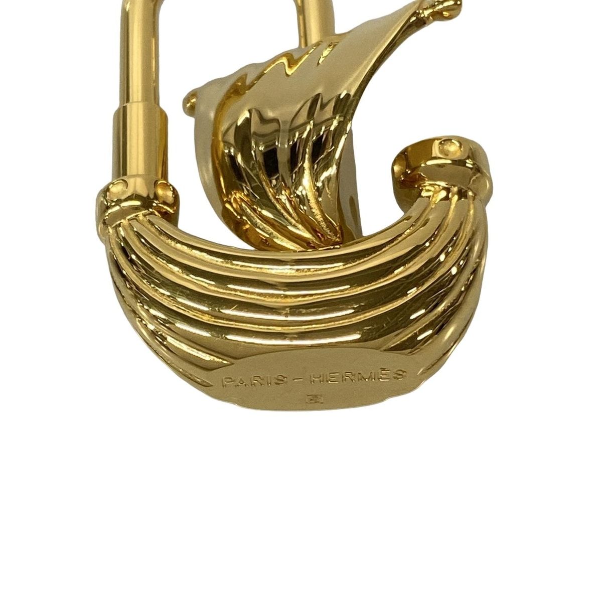 HERMES(エルメス) キーホルダー(チャーム) - ゴールド カデナ(南京錠