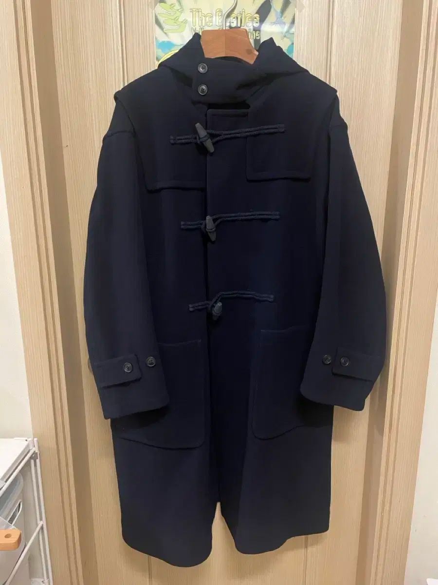 UNIQLO ユニクロ Jil Sander ジルサンダー J ウールオーバーサイズダッフルコート ネイビー S