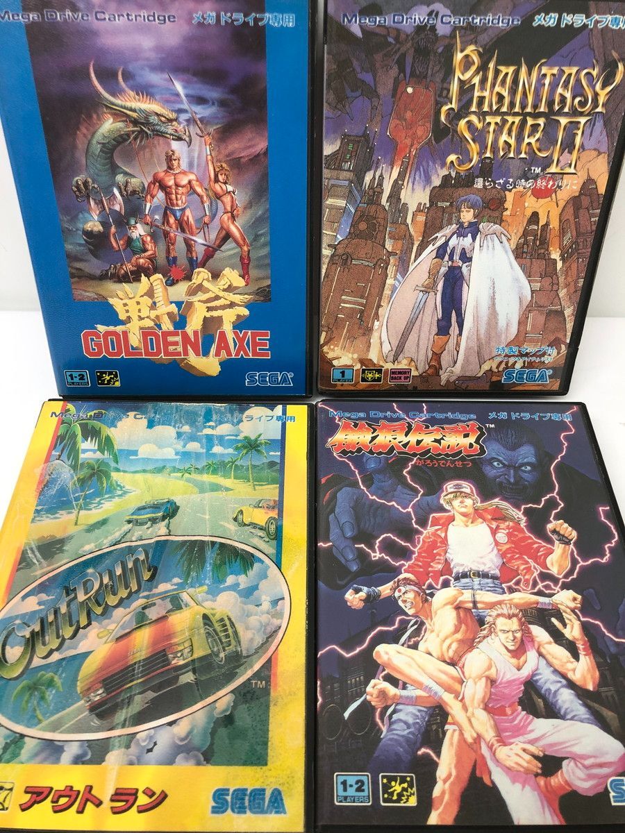 ＭＤ ガドライブ GOLDEN AXE-戦斧- PHANTASY STARⅡ アウトラン 餓狼伝説