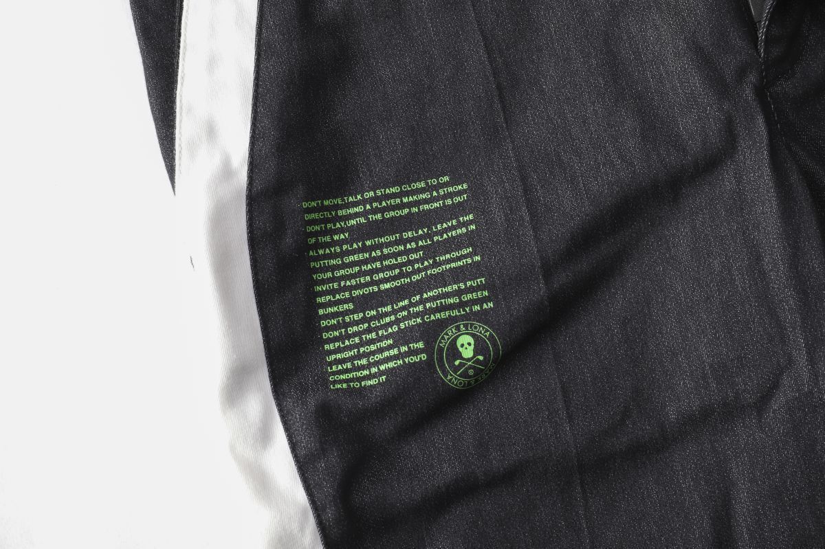 サイドラインハーモニックデニムパンツ L