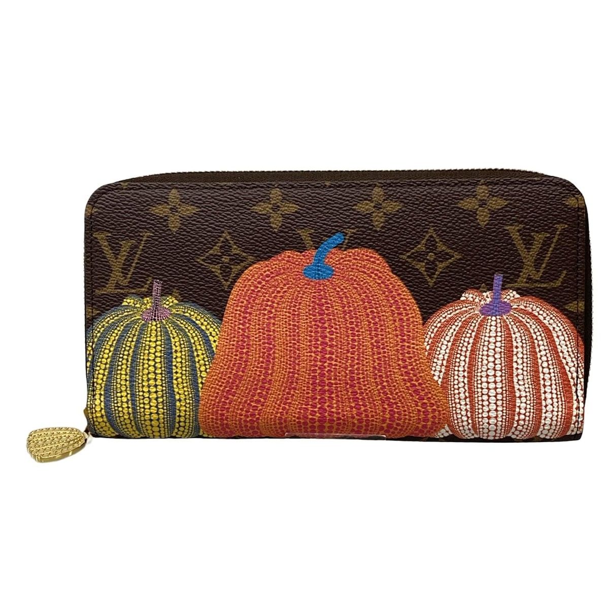 LOUIS VUITTON ルイヴィトン 長財布 ルイ ヴィトン×草間彌生 LV×YKジッピーウォレット M82106 モノグラム×マルチ