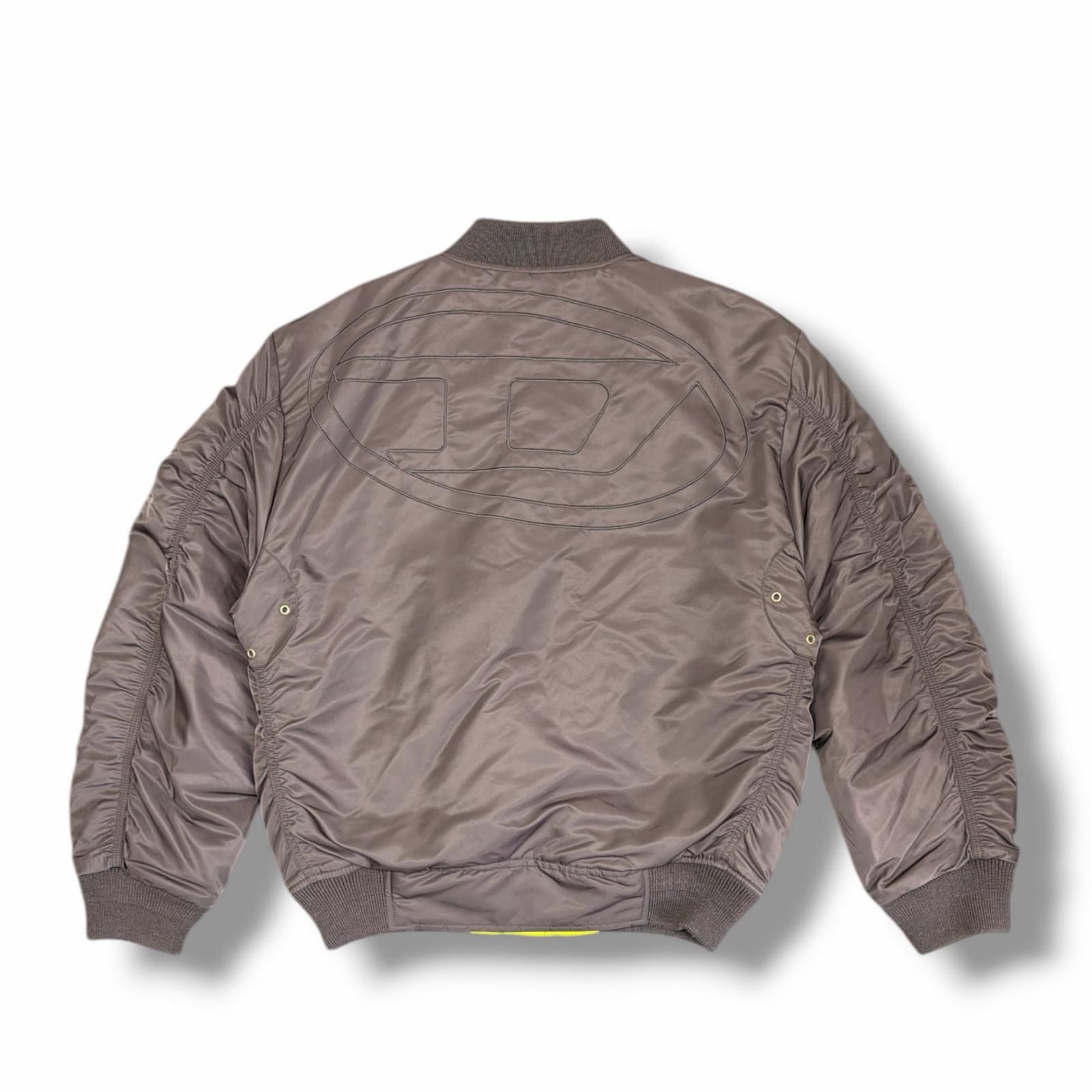 正規 参考上代69300円 DIESEL J-MATTAN MA-1 フライトジャケット リバーシブル ブルゾン ディーゼル グレー 44 2612M