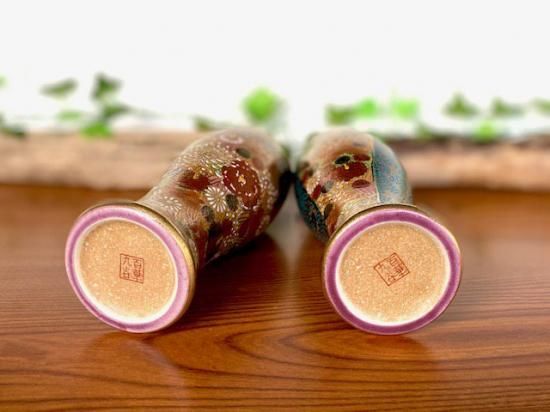 メーカー直送 九谷焼 ペアビアグラス 大 金花詰＆ 桐箱入り WWW_OPDRERGINERDOGAN_COM