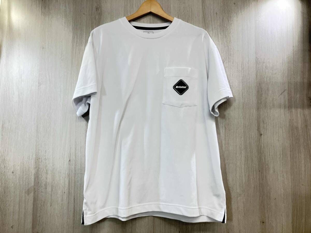 夏 F.C.R.B. F.C.Real Bristol エフシー リアル ブリストル 半袖Tシャツ FCRB-240058 EMBLEM POCKET TEE 24SS M ホワイト