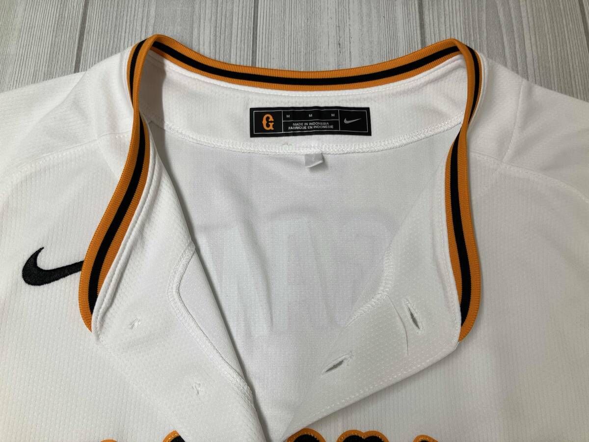 極美品 希少 読売ジャイアンツ 巨人 長野久義 刺繍 ビジターユニフォーム M ジャイアンツ 長野久義選手 ビジター プロコレクションユニフォーム