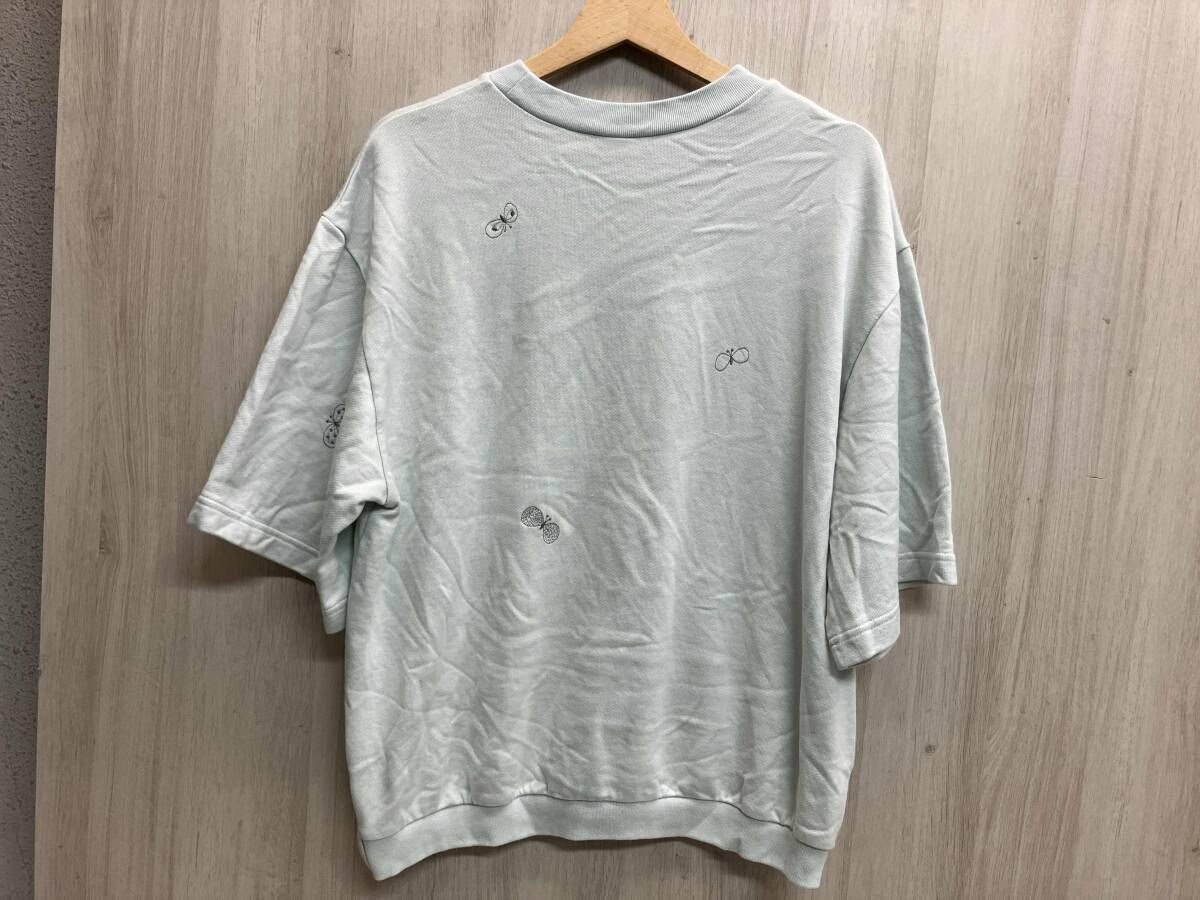 mina perhonen ミナ ペルホネン サイズ40 半袖 スウェット ミントブルー