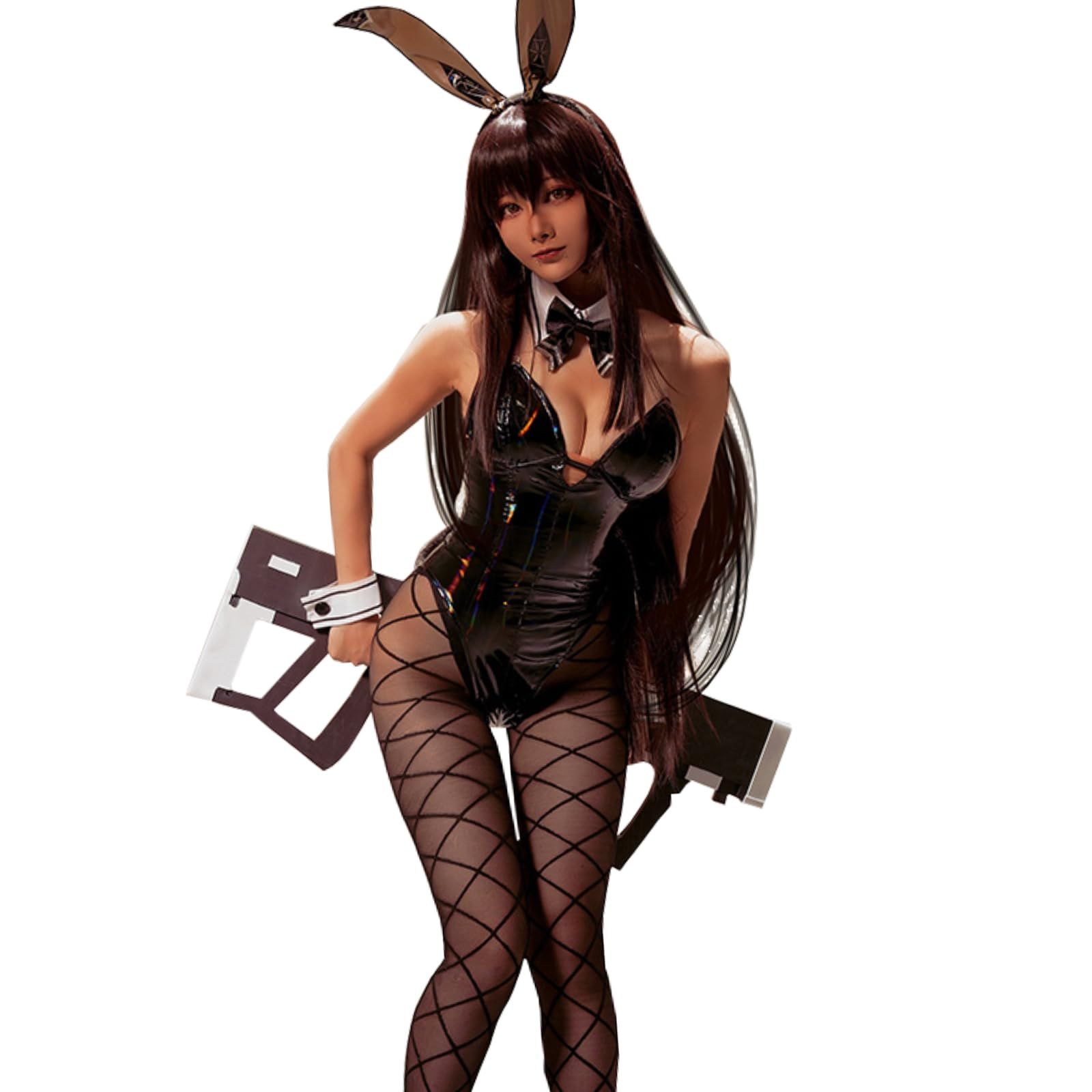 神併 勝利の女神 NIKKE コスプレ ウィッグ付き バニースーツ 鉄道護衛部隊 バイパー ノワール アリス ブラン コスプレ衣装 大人用 仮装 イベント コスチューム ステージ服