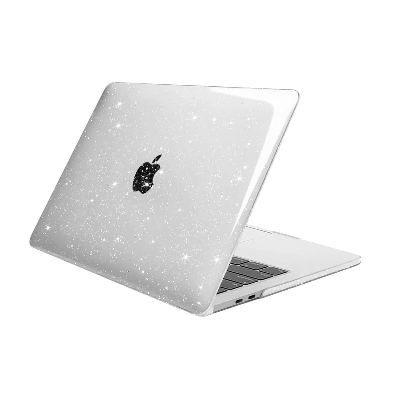 MOSISO 対応機種 MacBook Pro 13インチ ケース 2025-2016 M 2 1 A 2338 2251 2289 2159 1989 1708 1706 キラキラ 保護 プラスチック ハードシェルケース クリア