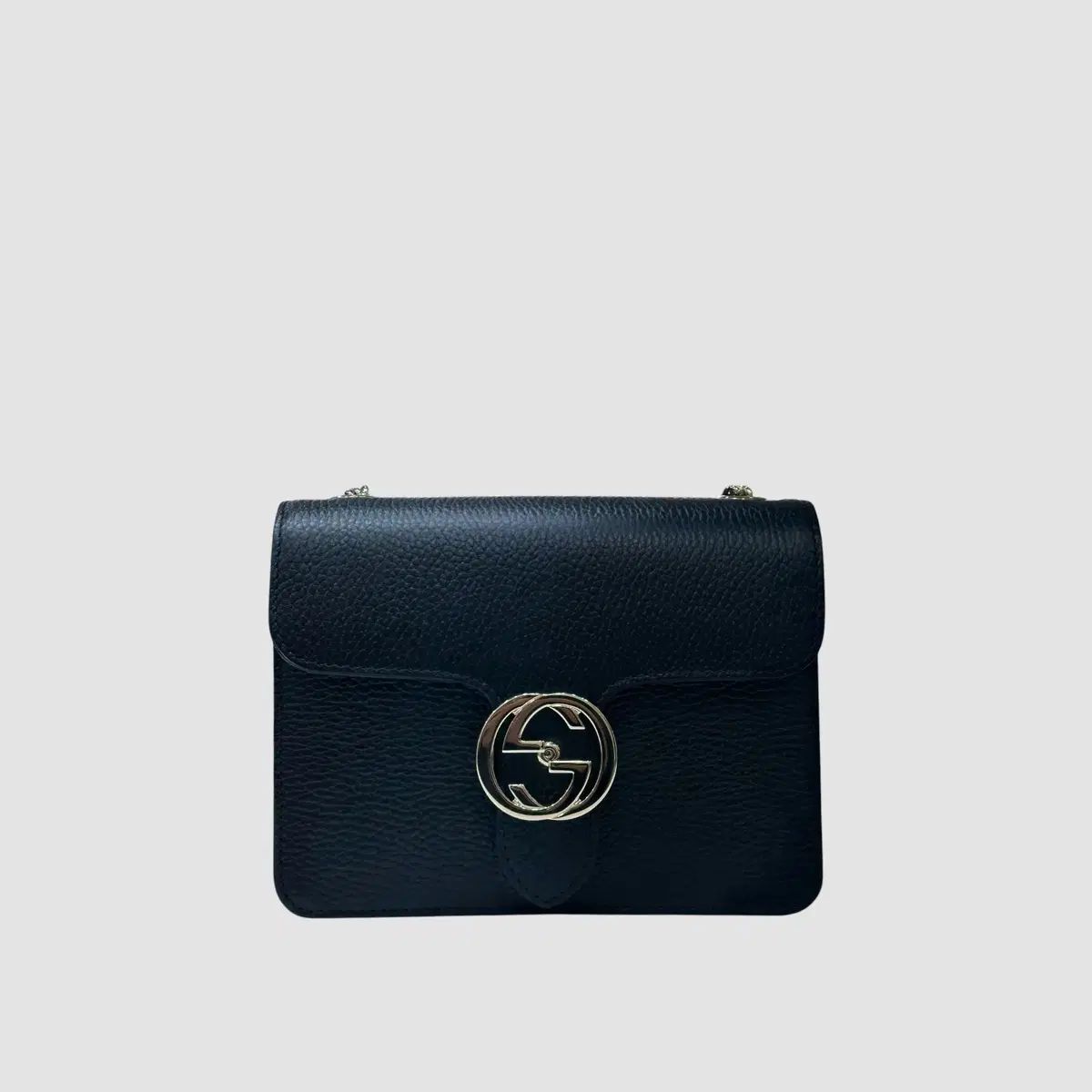 グッチ インターロッキング GG チェーン クロスバック スモール ブラック 510304