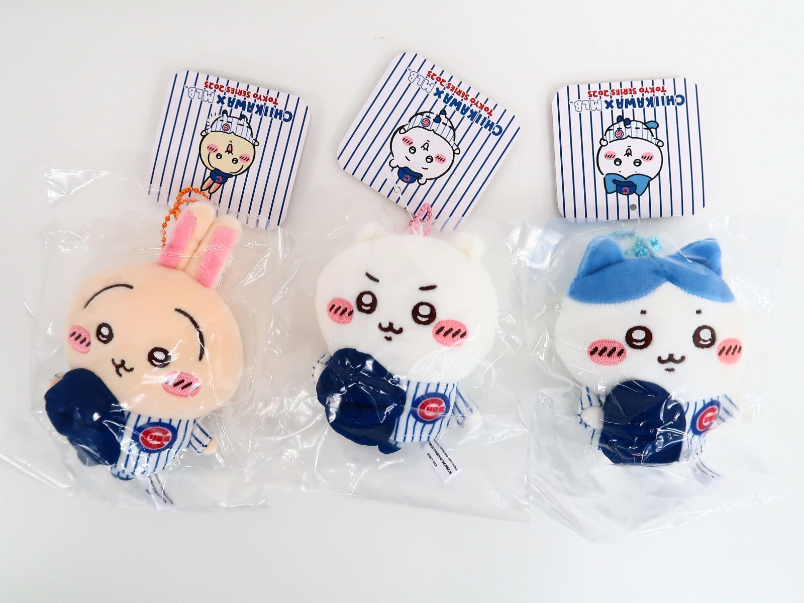 3点セット ちいかわ・ハチワレ・うさぎ カブス マスコット MLB TOKYO