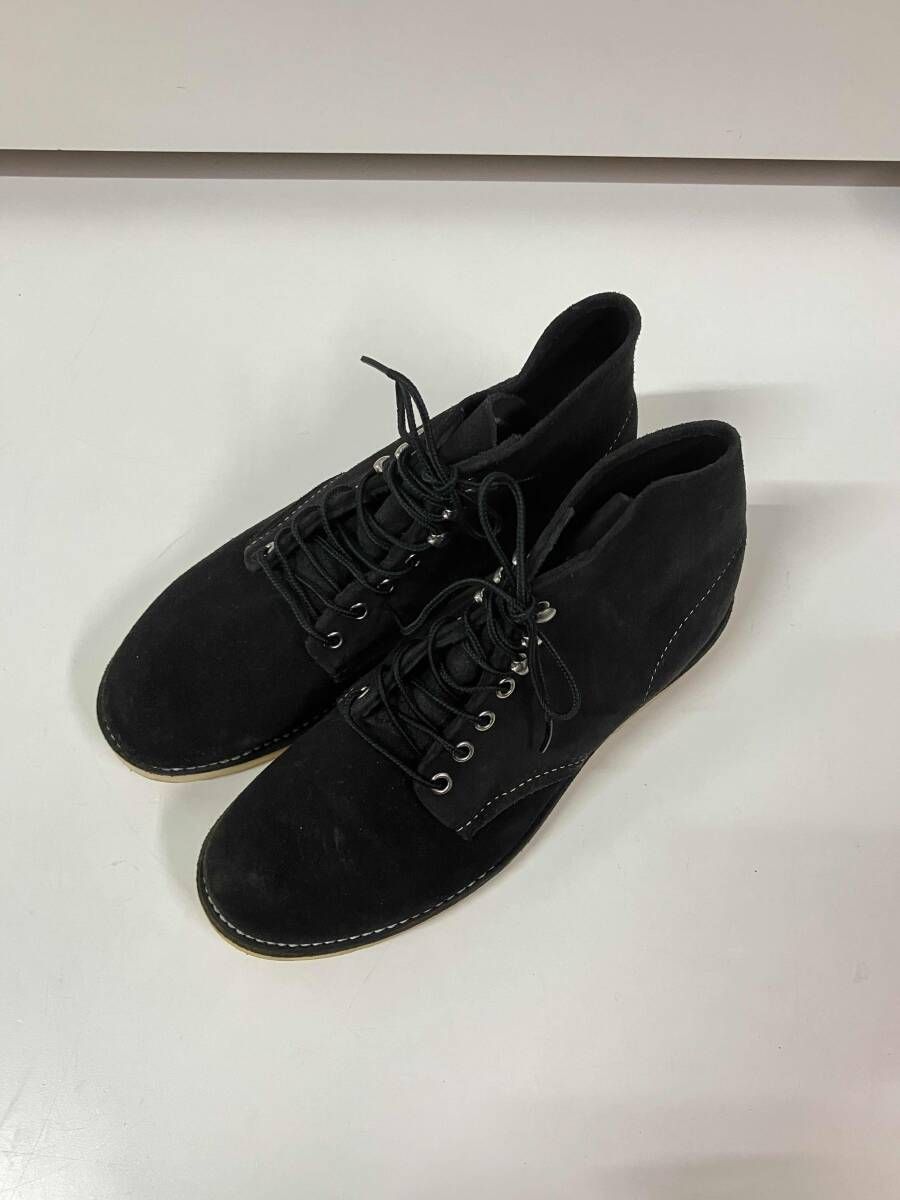 RED WING レッドウィング 6inch CLASSIC ROUND 6インチクラシックラウンド US7D 8174 ワークブーツ ブラック アメリカ製 サイズ26.0cm