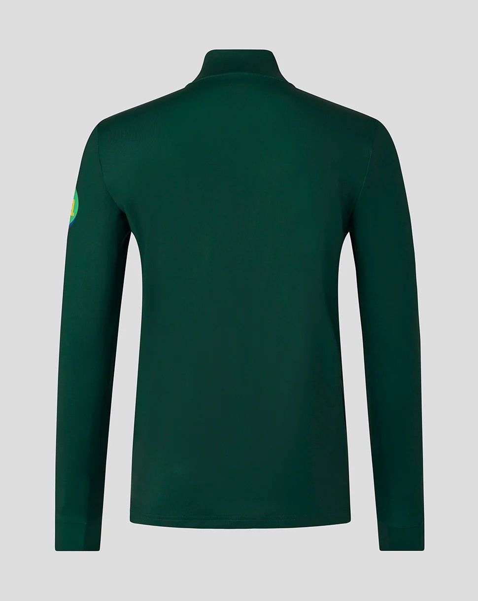 カストレ ラグビー レスター タイガース 2025 2026 1 4 ジップ トレーニング トップ 濃緑 ダーク グリーン モデル 日本未発売