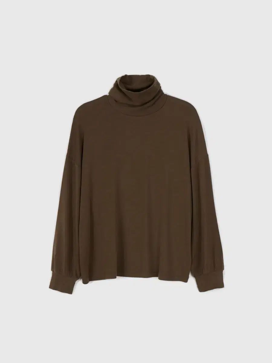  ネセサリー ウール ルーズ タートルネック 長袖 Tシャツ カットソー