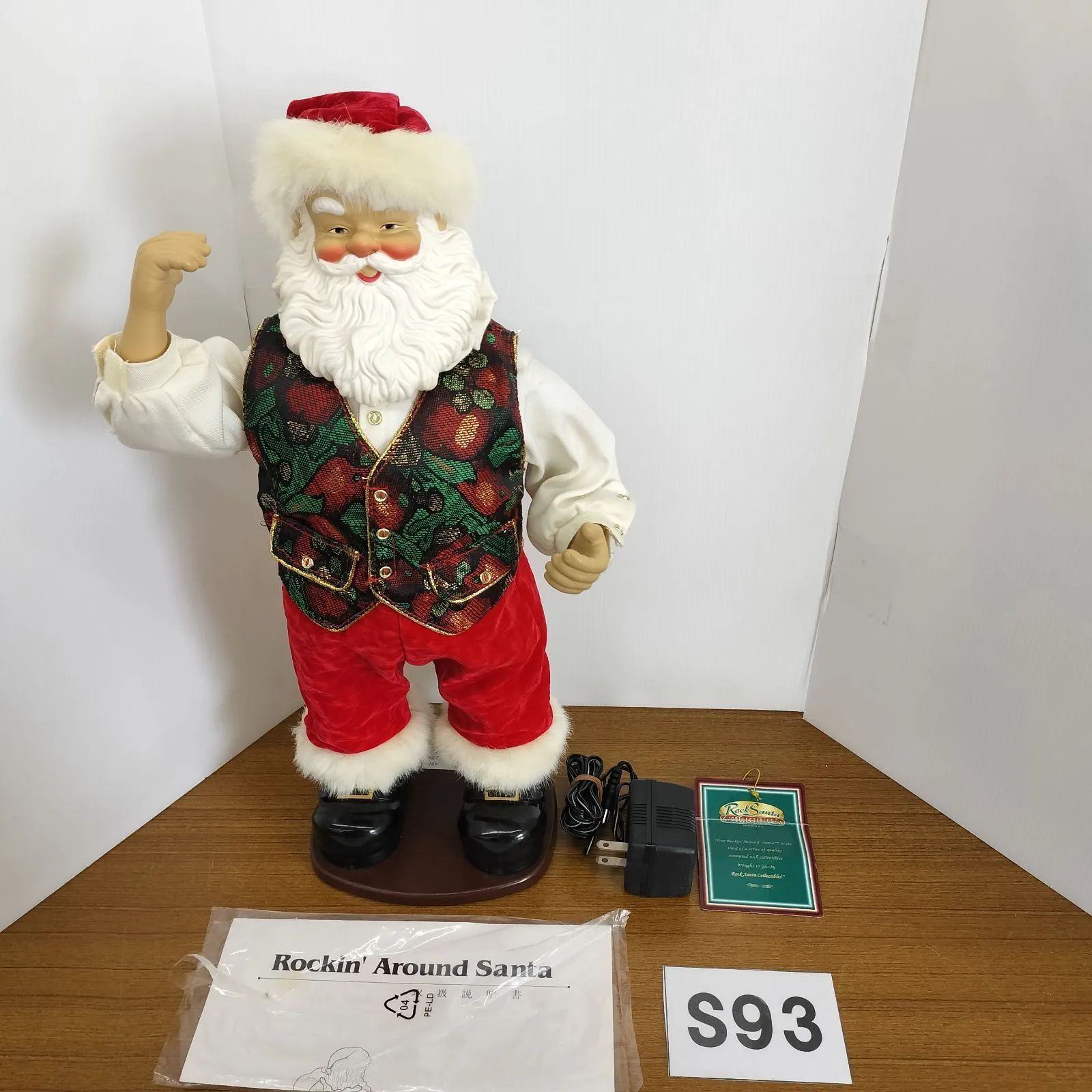 Rockin' Around Santa 音楽付き人形 サンタ 昭和 レトロ Rockin