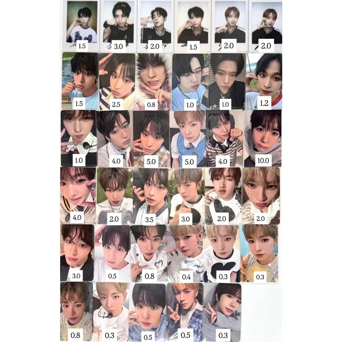 NCT WISH COLOR STARRIVER ポップアップ タートルネック マーチ EVERLINE ケタポ シオンオンリー ク ユウ シ ジェヒ リョ サクヤ トレカ