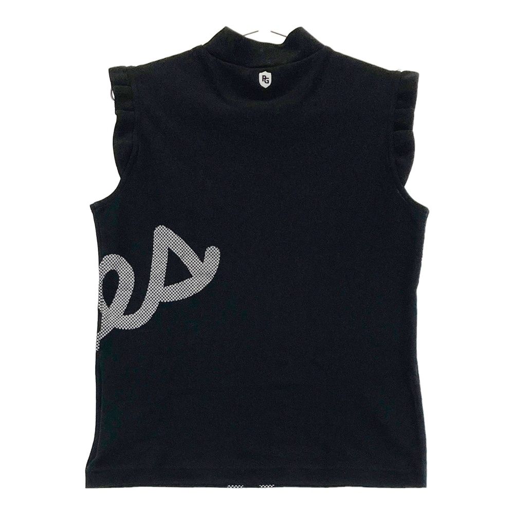 サイズ 1 PEARLY GATES パーリーゲイツ モデル ノースリーブ シャツ ブラック系 ゴルフウェア レディース ストスト