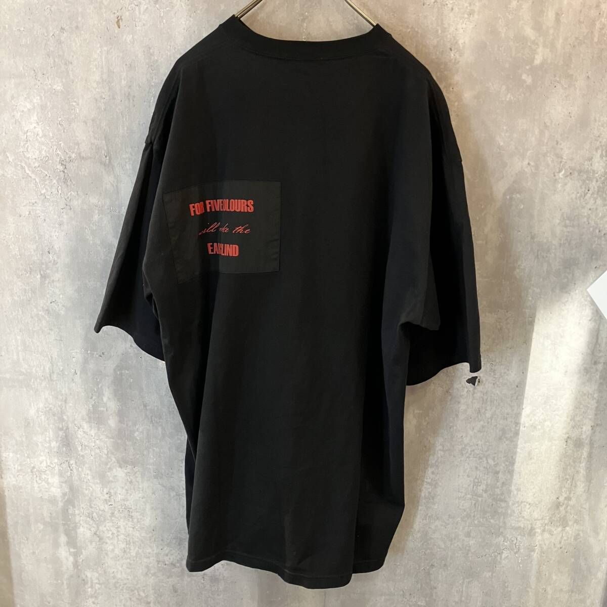 25 ss プリントカットソー 半袖Tシャツ サイズ 5 ブラック アンダーカバー