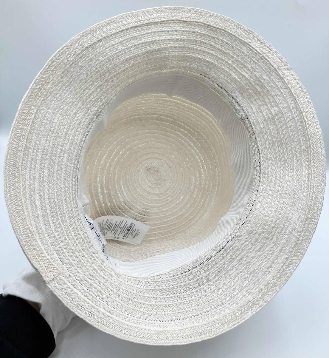 DIOR ディオール ロデオハット ストロー 57cm ブリムハッド 麦わら帽子 DIOR ディオール ロデオハット ストロー 57cm ブリムハッド 麦わら帽子