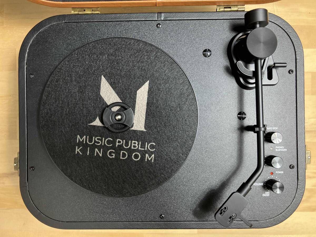 MPK ミュージックパブリックキングダム レコードプレーヤー Bluetoothスピーカー搭載 TT270