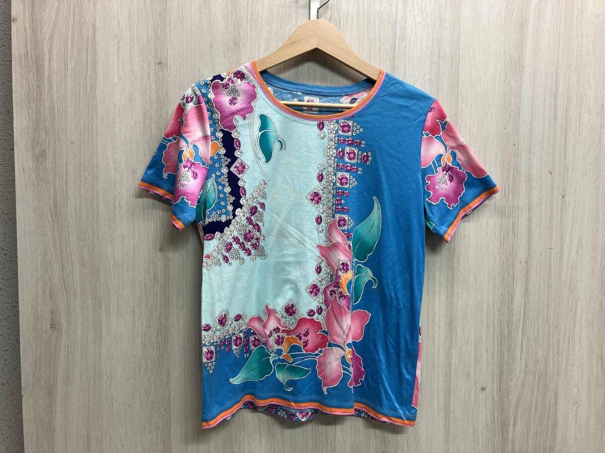 LEONARD レオナール 0339100 半袖Tシャツ サイズ1 宝石のイラスト