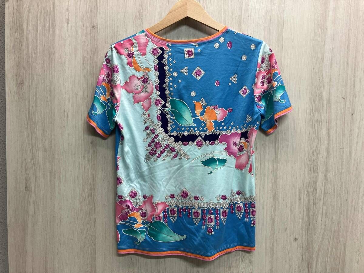 LEONARD レオナール 0339100 半袖Tシャツ サイズ1 宝石のイラスト