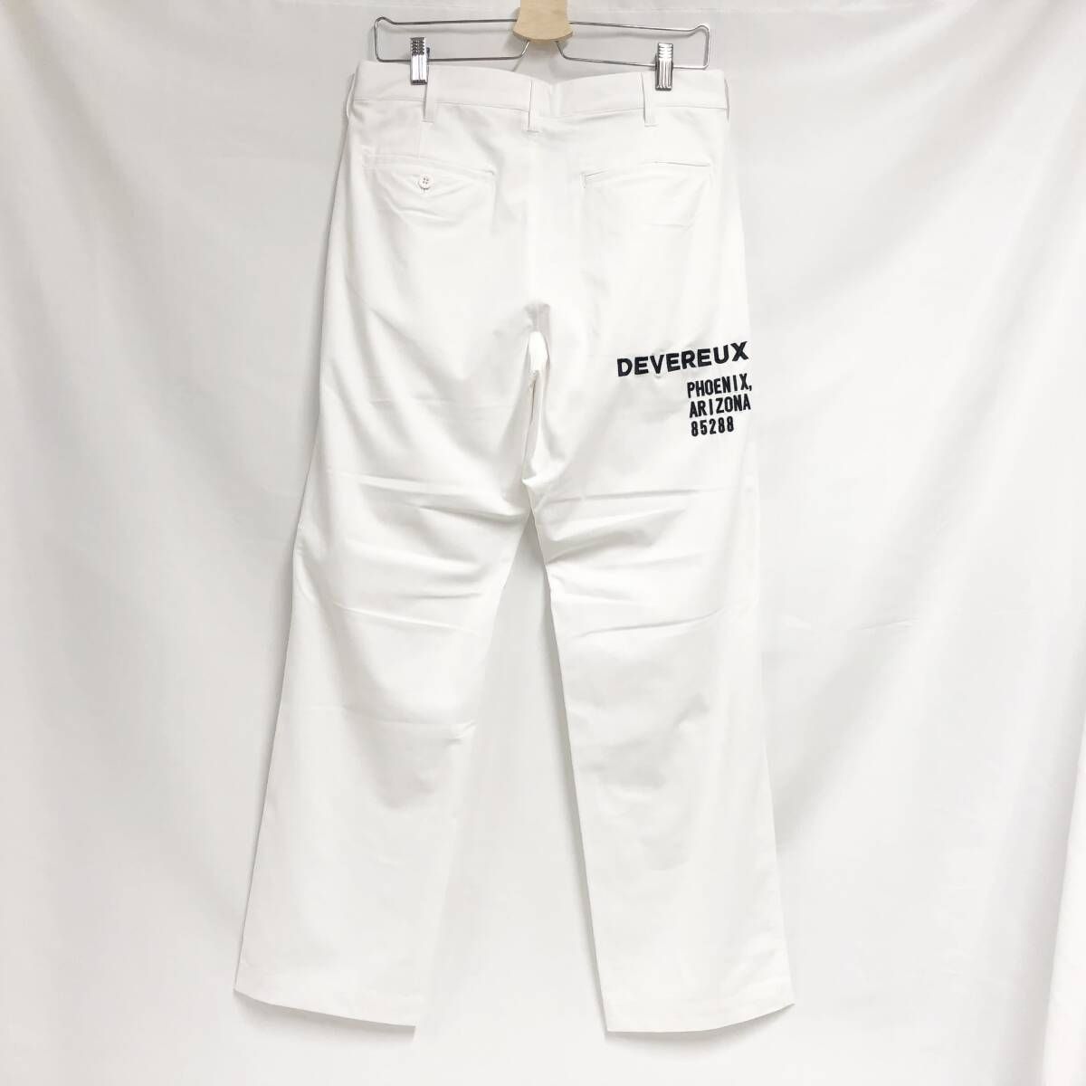 ゴルフ DEVEREUX ゴルフパンツ ホワイト XL