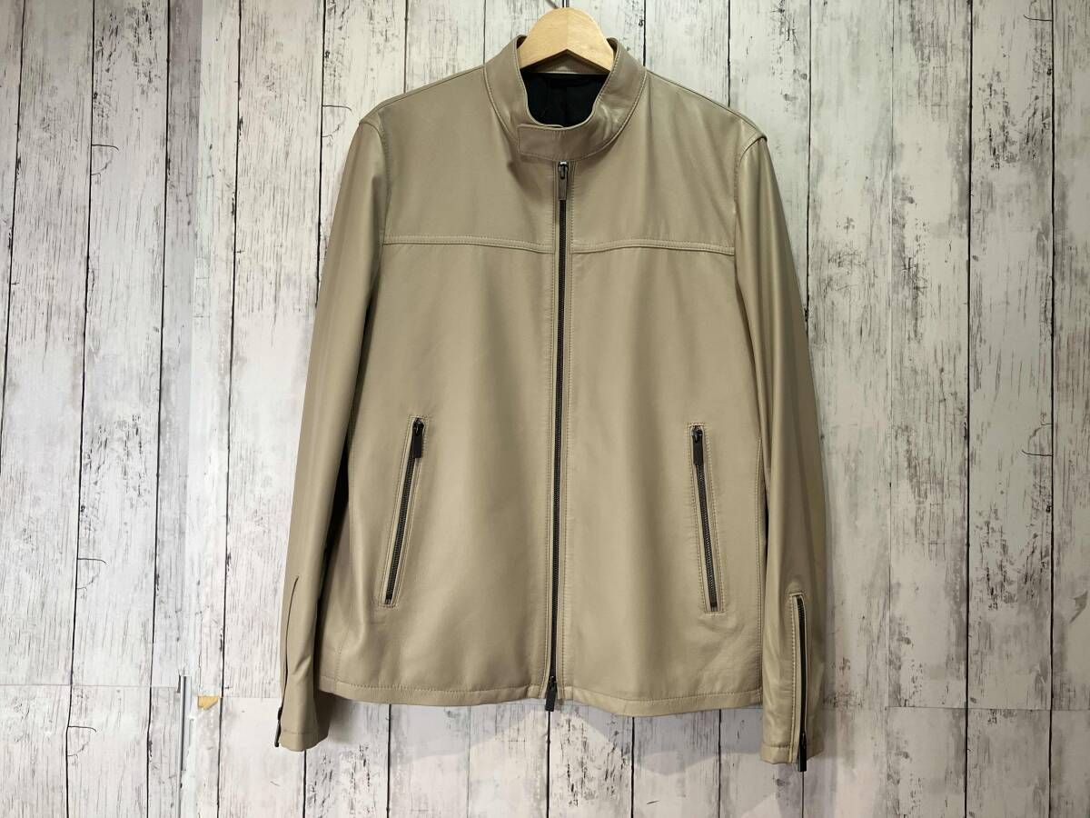 JOSEPH ジョセフ シングルライダース ブラウン系 48