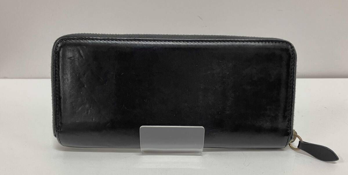 IL BISONTE イルビゾンテ 長財布 ブラック ファスナー イタリア製 傷あり