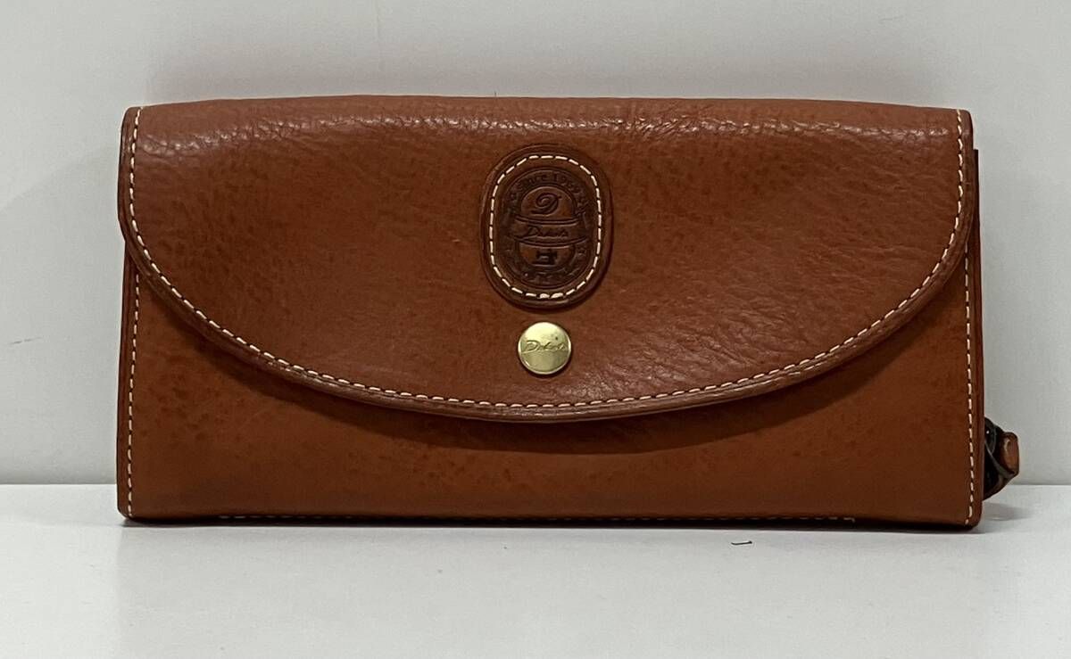 Dakota ダコタ NO.0031552 パティーナ ブラウン 長財布 イタリア製牛革 中国製